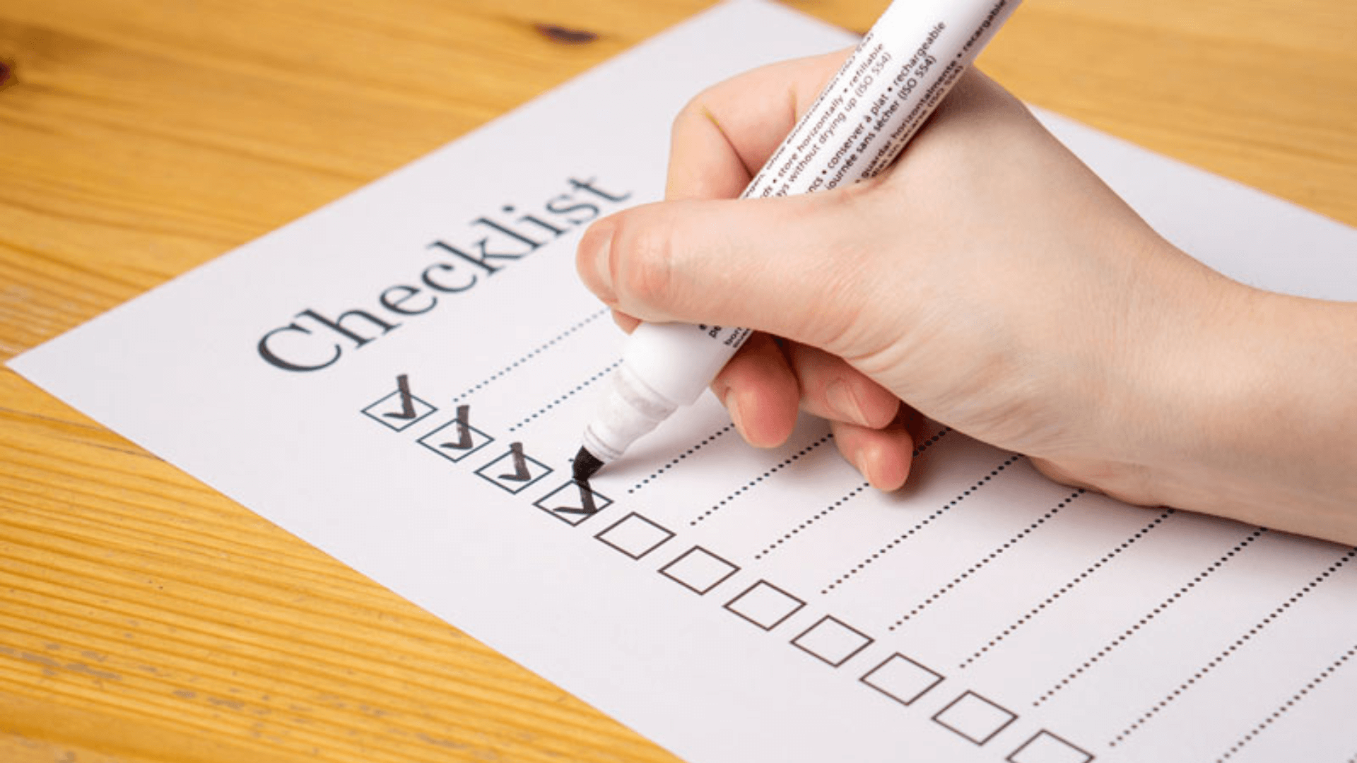 checklist