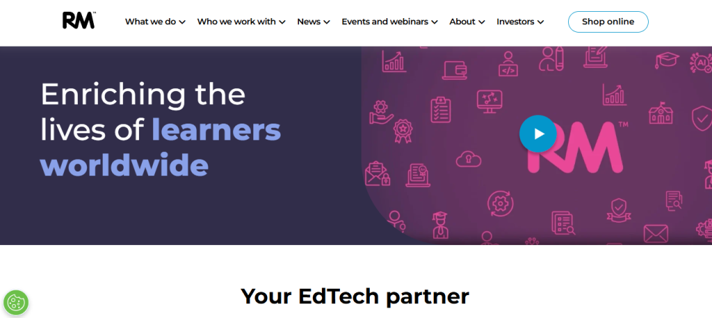 UK edtech company, RM Education