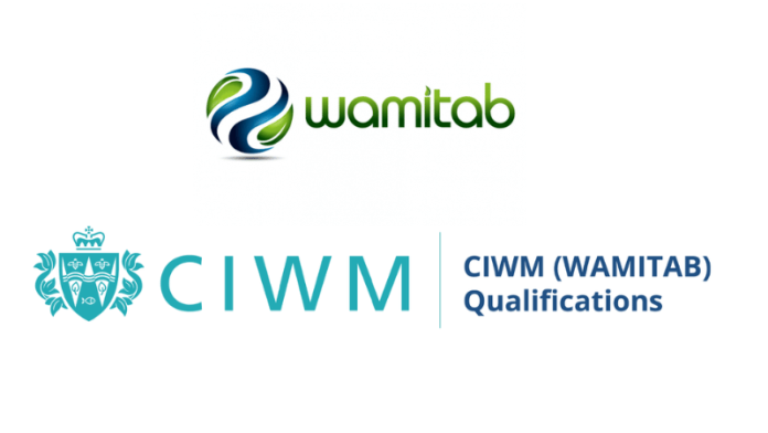 CIWM WAMITAB qualifications