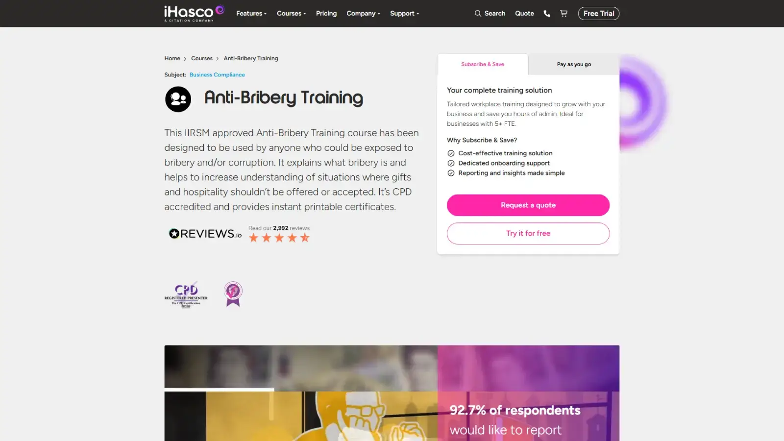 Anti-Bribery Training ihasco