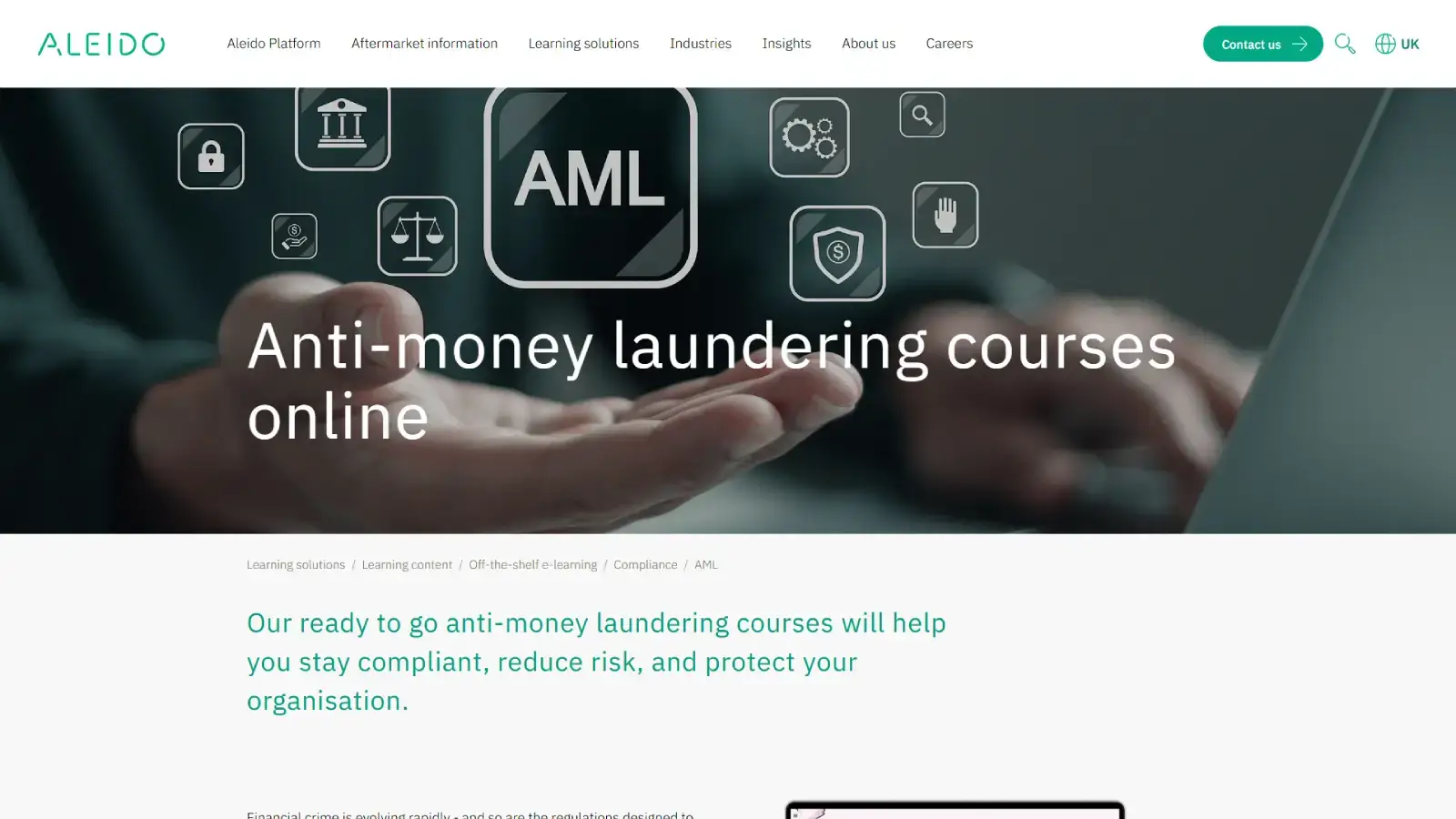 Anti-Money Laundering Training Aleido
