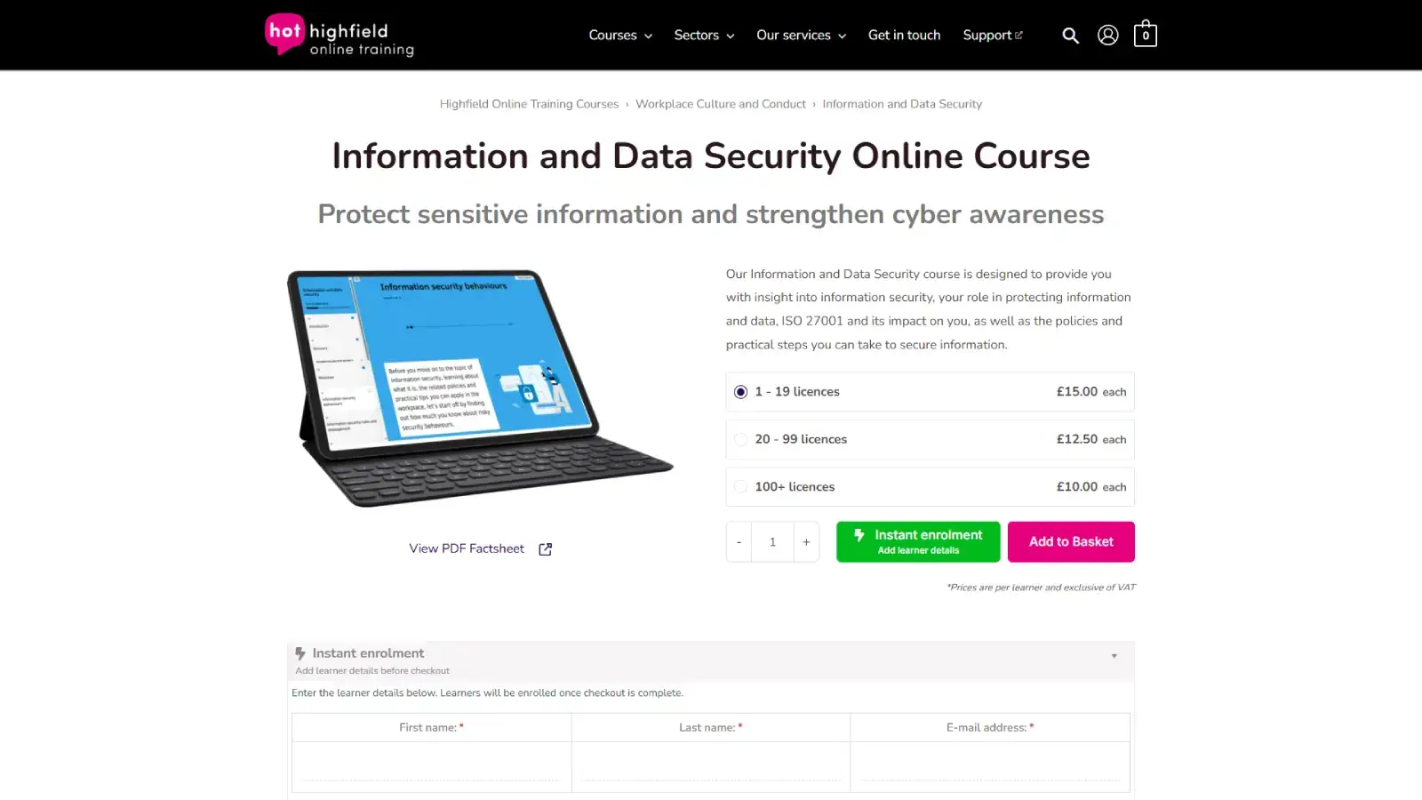 Cyber Security Training Highfield