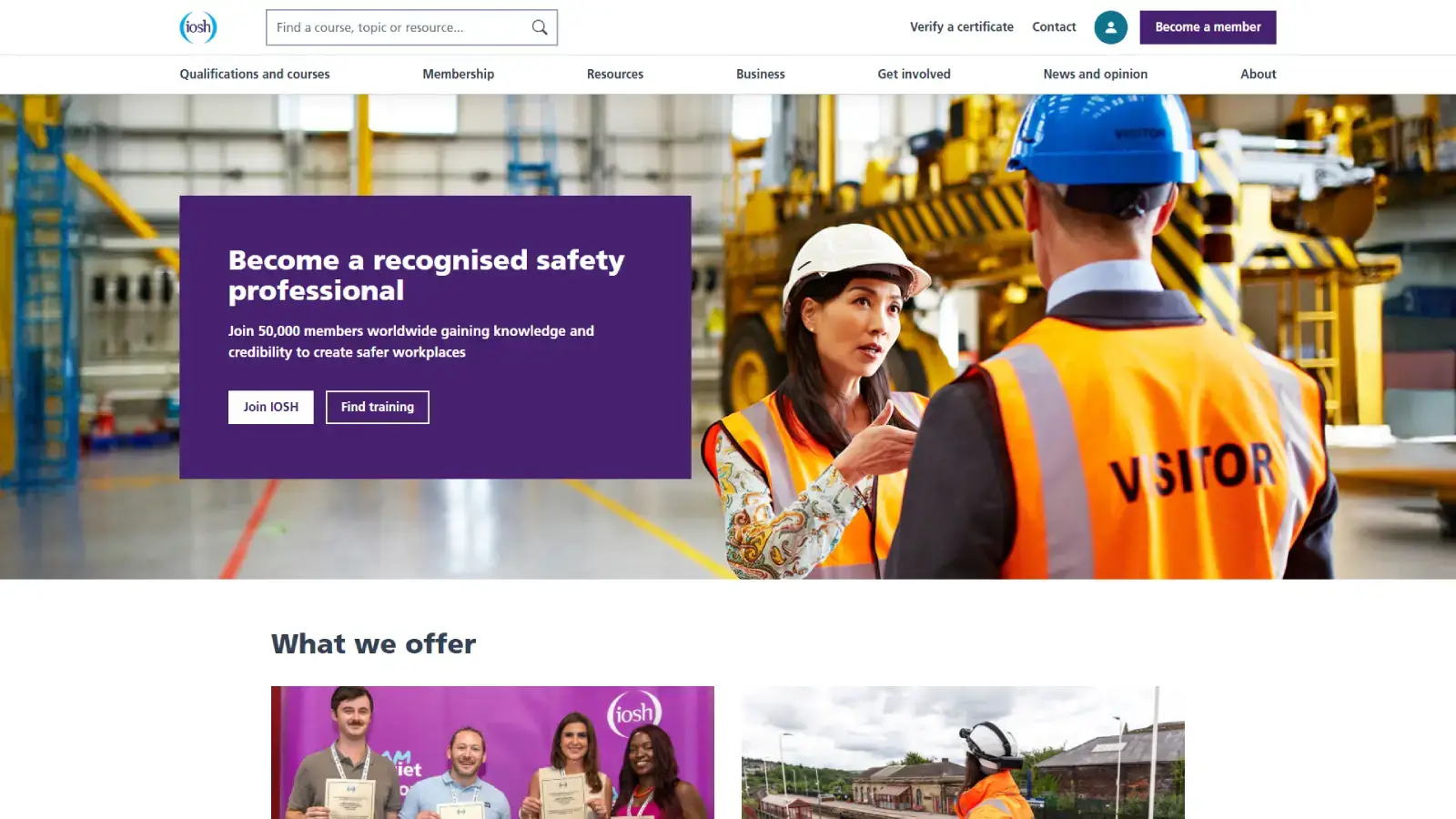 Health and Safety Training IOSH
