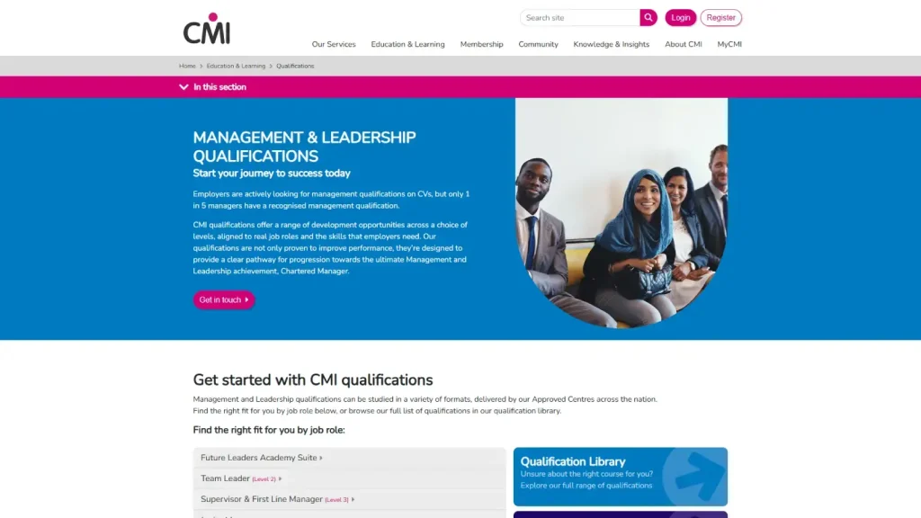 Management Training CMI