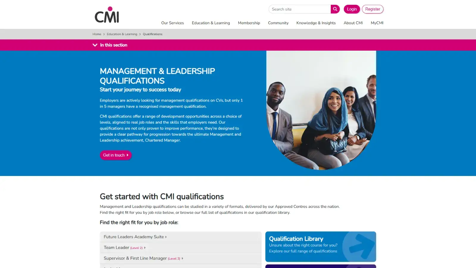Management Training CMI